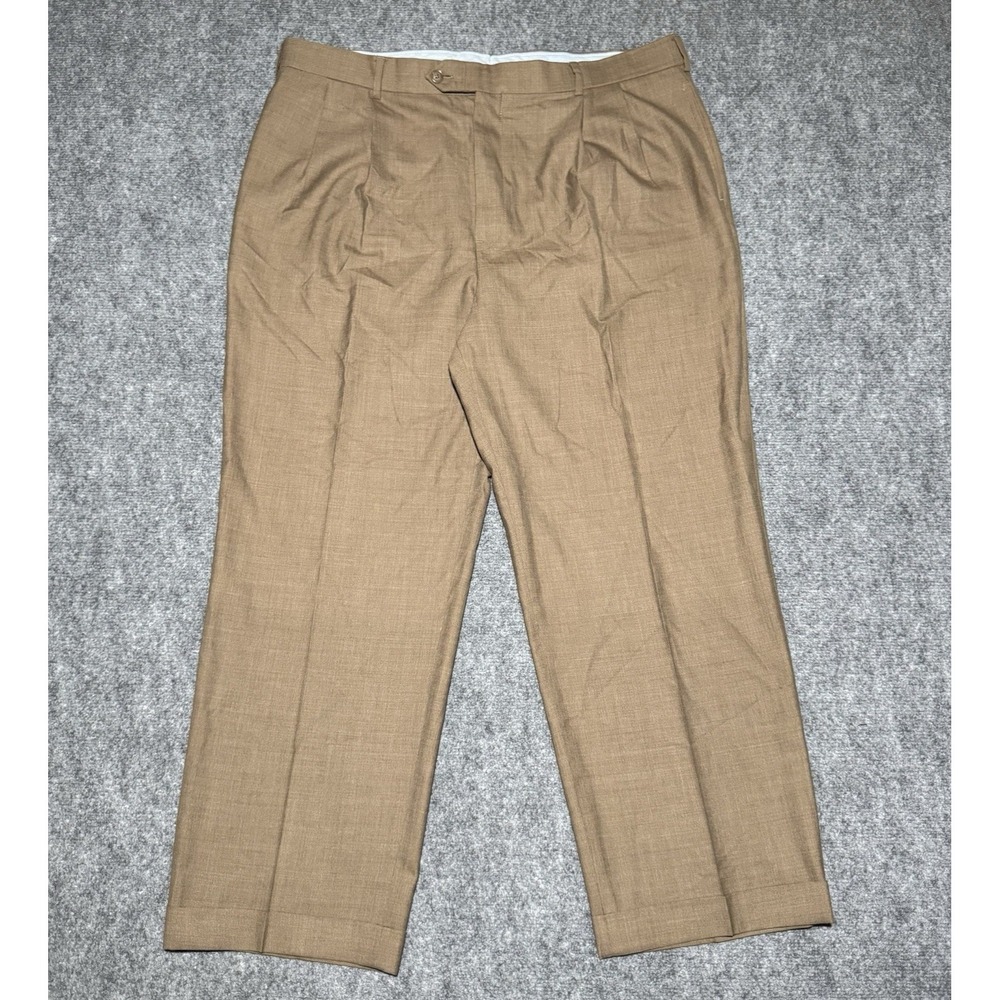 Brooks Brothers Country Club Saxxon Wool Made in USA Madison Pants 40x27 Classic